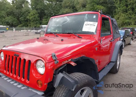 2009 Jeep Wrangler X из США, поврежденный, VIN 1J4FA24189L766148